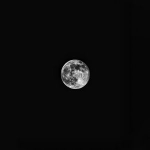 Preview wallpaper moon, black, sky, night