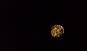 Preview wallpaper moon, branches, black, background