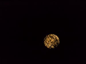 Preview wallpaper moon, branches, black, background