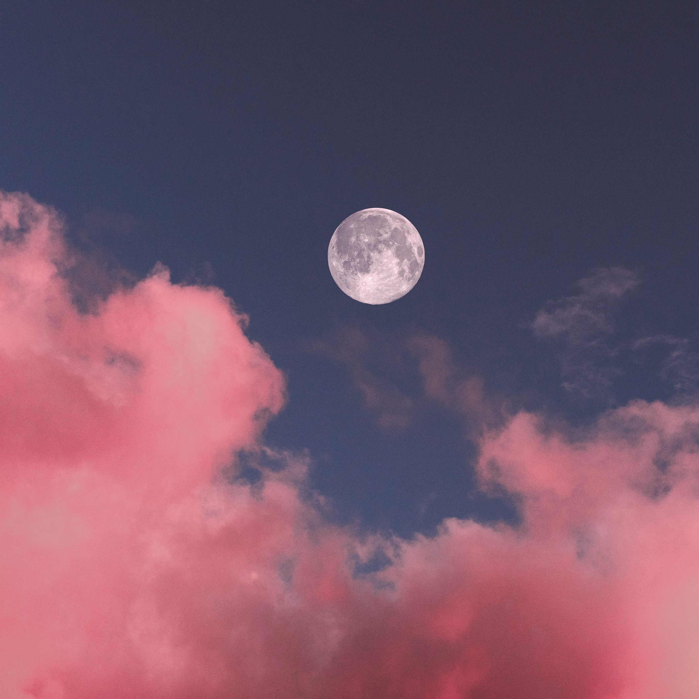 Purple Moon Wallpaper for Android iPhone and iPad