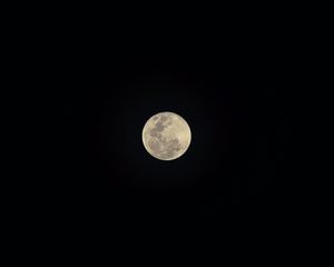 Preview wallpaper moon, craters, black, minimalism, night