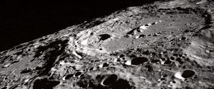 Preview wallpaper moon, craters, relief, space