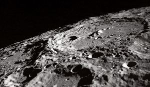 Preview wallpaper moon, craters, relief, space