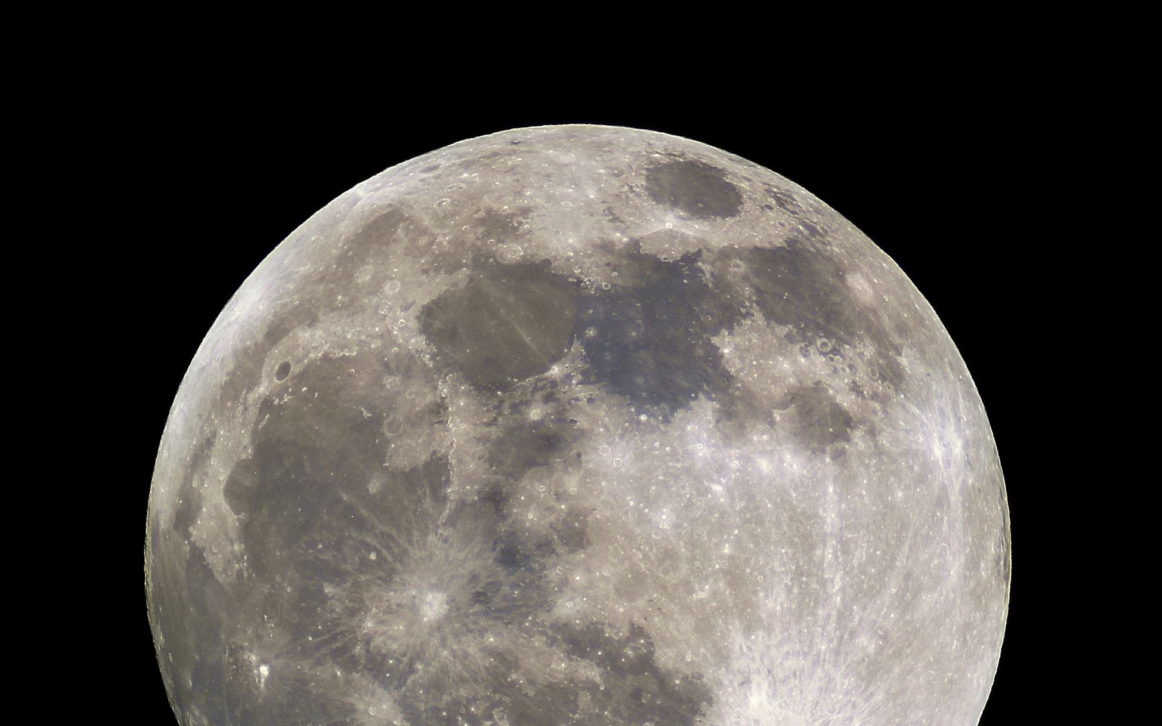 1680x1050 Wallpaper moon, craters, satellite, star, planet, space