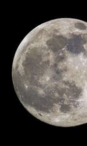 Preview wallpaper moon, craters, satellite, star, planet, space