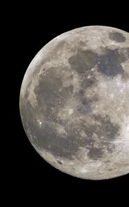 Preview wallpaper moon, craters, satellite, star, planet, space