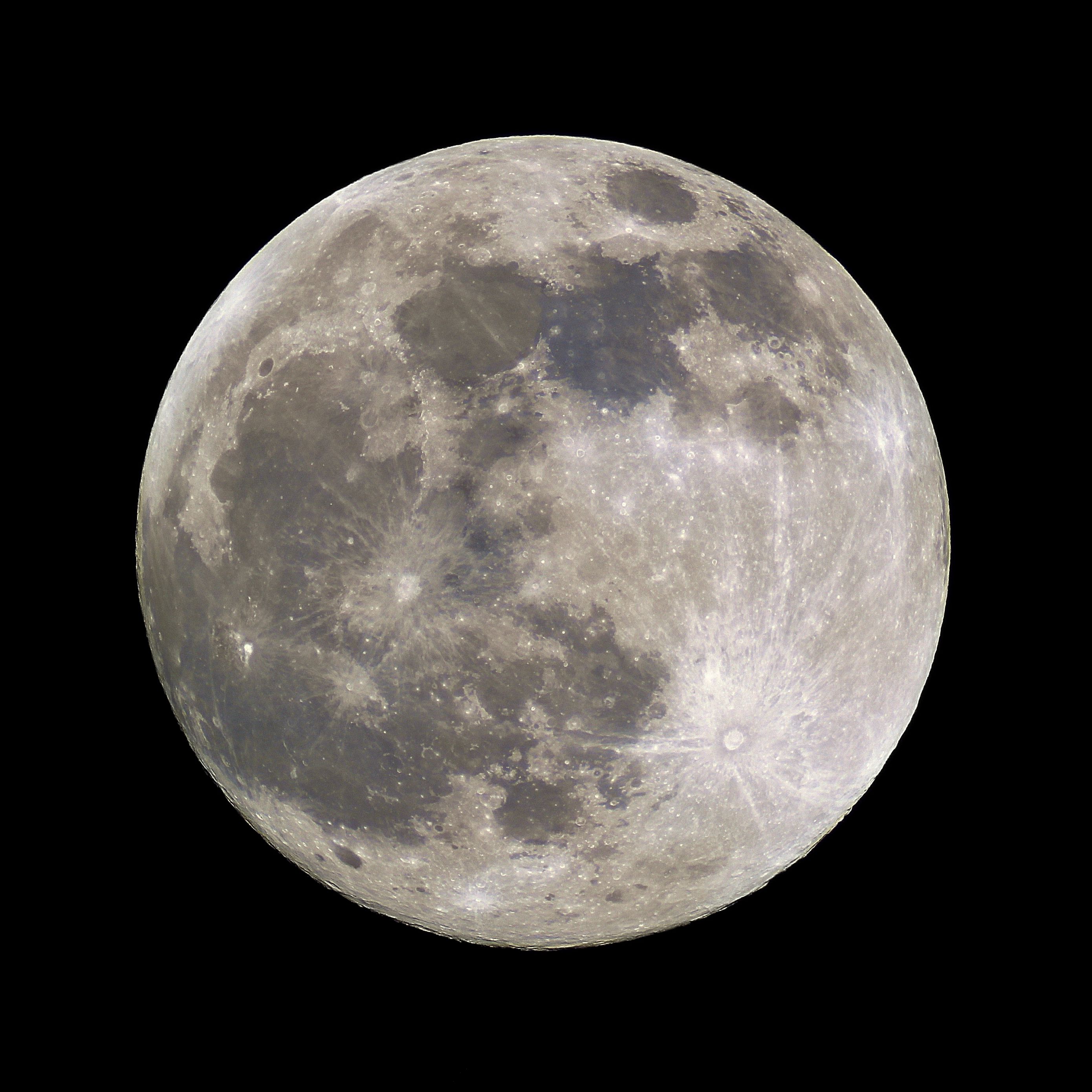 2780x2780 Wallpaper moon, craters, satellite, star, planet, space