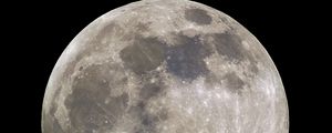 Preview wallpaper moon, craters, satellite, star, planet, space