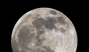 Preview wallpaper moon, craters, satellite, star, planet, space