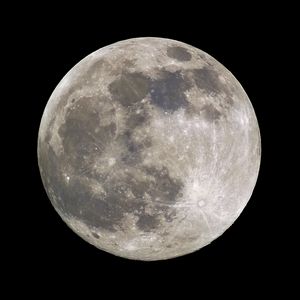 Preview wallpaper moon, craters, satellite, star, planet, space