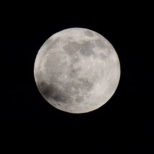 Preview wallpaper moon, dark, night, full moon, craters