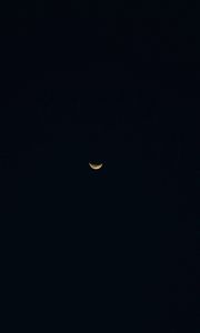 Preview wallpaper moon, dark, sky, night