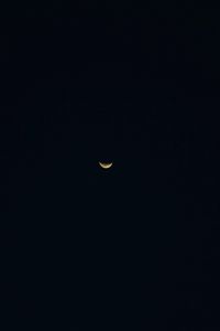 Preview wallpaper moon, dark, sky, night