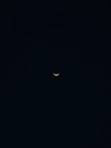 Preview wallpaper moon, dark, sky, night