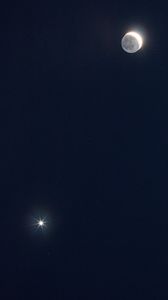 Preview wallpaper moon, eclipse, astronomy, shine, stars