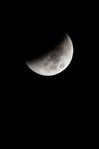 Preview wallpaper moon, eclipse, planet, black