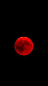 Preview wallpaper moon, full moon, eclipse, red moon