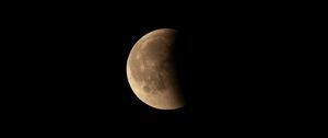 Preview wallpaper moon, full moon, night, dark