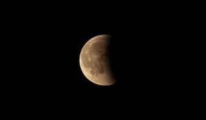 Preview wallpaper moon, full moon, night, dark