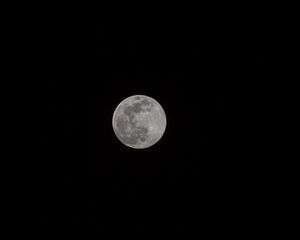 Preview wallpaper moon, full moon, night, satellite