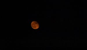 Preview wallpaper moon, full moon, night, sky, dark