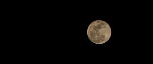 Preview wallpaper moon, full moon, night, dark, black
