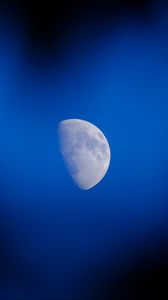 Preview wallpaper moon, full moon, night, sky