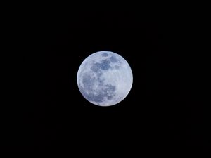 Preview wallpaper moon, full moon, satellite