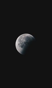 Preview wallpaper moon, full moon, sky, night, darkness