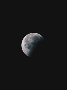 Preview wallpaper moon, full moon, sky, night, darkness