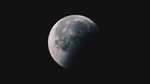 Preview wallpaper moon, full moon, sky, night, darkness