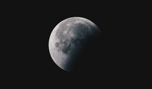 Preview wallpaper moon, full moon, sky, night, darkness