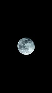 Preview wallpaper moon, full moon, sky, night, satellite
