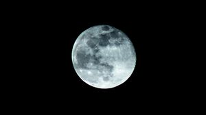 Preview wallpaper moon, full moon, sky, night, satellite
