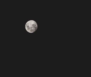 Preview wallpaper moon, full moon, sky, dark, night
