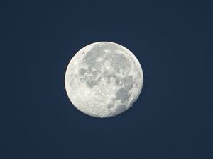 Preview wallpaper moon, full moon, sky, space