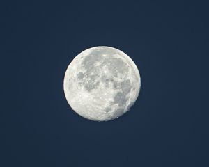 Preview wallpaper moon, full moon, sky, space