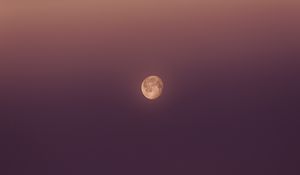 Preview wallpaper moon, full moon, sky, minimalism