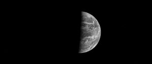 Preview wallpaper moon, full moon, space, shadow, sky