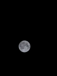 Preview wallpaper moon, full moon, space, satellite, bw