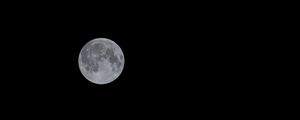 Preview wallpaper moon, full moon, space, satellite, bw