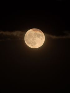 Preview wallpaper moon, full moon, super moon, night