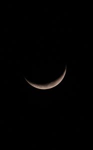 Preview wallpaper moon, month, dark, space