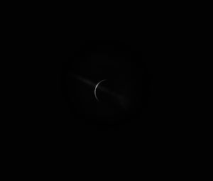 Preview wallpaper moon, sky, night, black, space