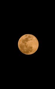 Preview wallpaper moon, night, black, sky