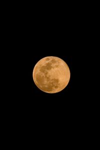 Preview wallpaper moon, night, black, sky