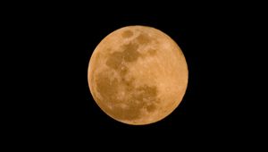 Preview wallpaper moon, night, black, sky