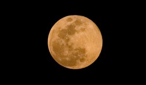 Preview wallpaper moon, night, black, sky