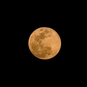 Preview wallpaper moon, night, black, sky
