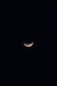 Preview wallpaper moon, night, darkness, dark